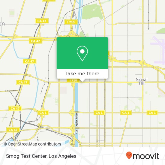 Mapa de Smog Test Center