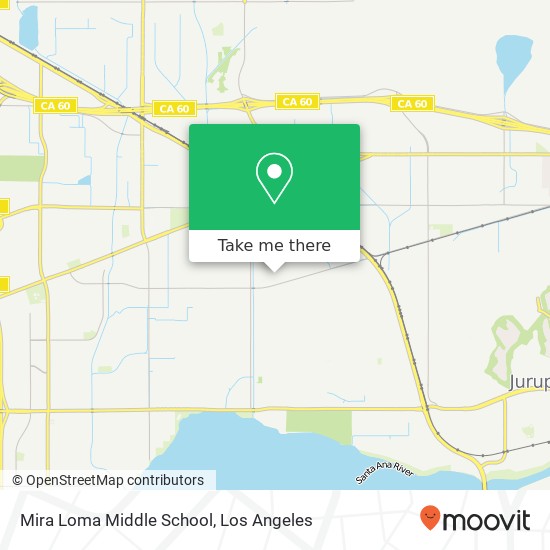 Mapa de Mira Loma Middle School