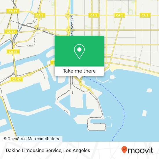 Dakine Limousine Service map