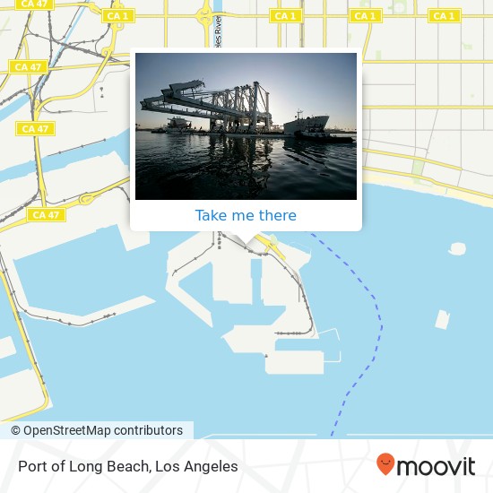 Mapa de Port of Long Beach
