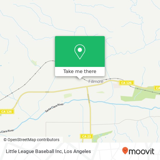 Little League Baseball Inc map