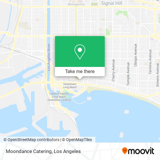 Moondance Catering map