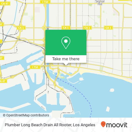 Plumber Long Beach Drain All Rooter map