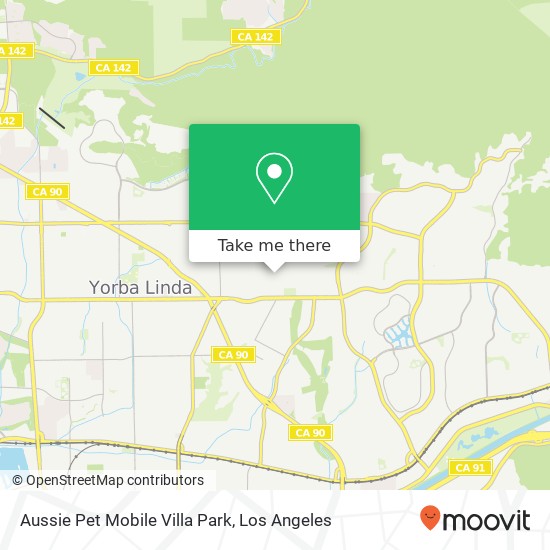 Mapa de Aussie Pet Mobile Villa Park