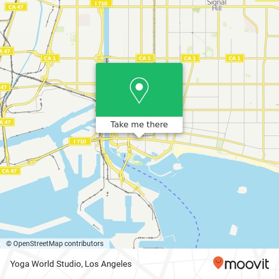 Mapa de Yoga World Studio