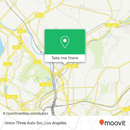 Union Three Auto Svc map