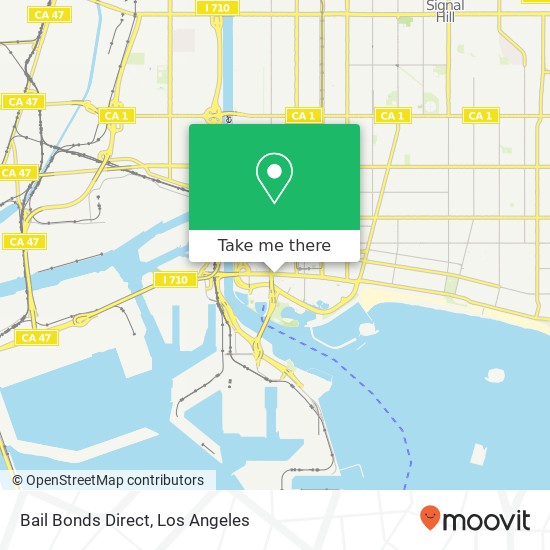 Bail Bonds Direct map