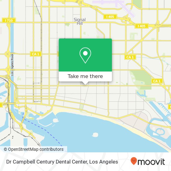 Mapa de Dr Campbell Century Dental Center