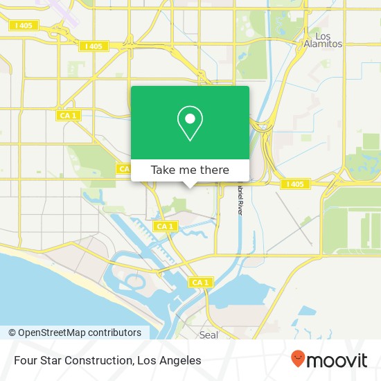 Four Star Construction map