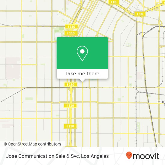 Jose Communication Sale & Svc map