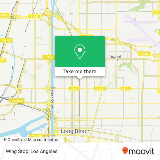 Wing Stop map