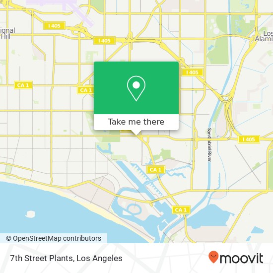 7th Street Plants map