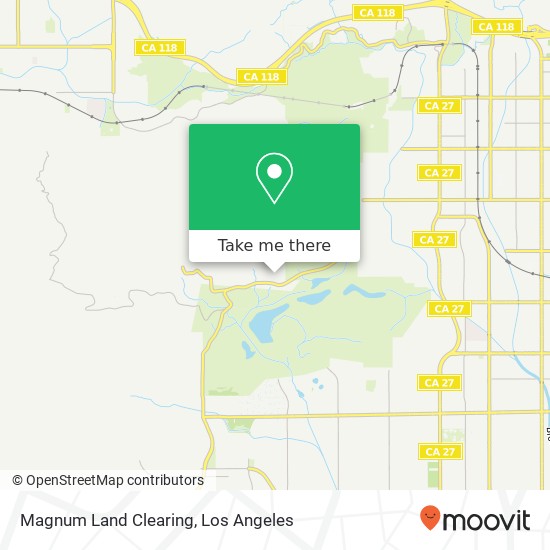 Magnum Land Clearing map