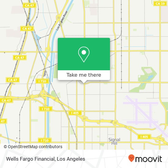 Mapa de Wells Fargo Financial