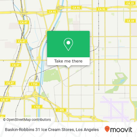 Baskin-Robbins 31 Ice Cream Stores map