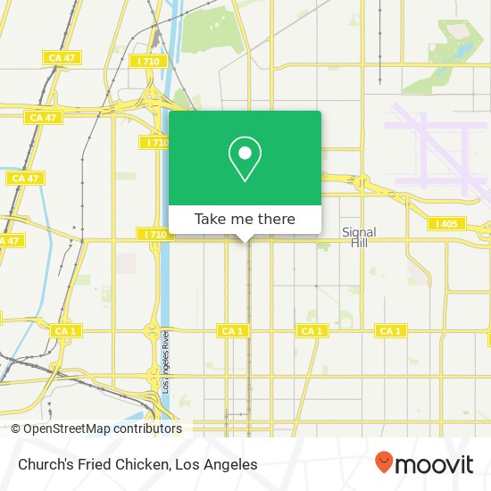 Church's Fried Chicken map