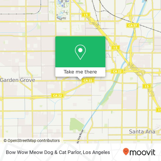 Bow Wow Meow Dog & Cat Parlor map