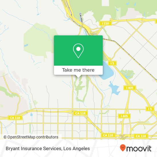 Bryant Insurance Services map