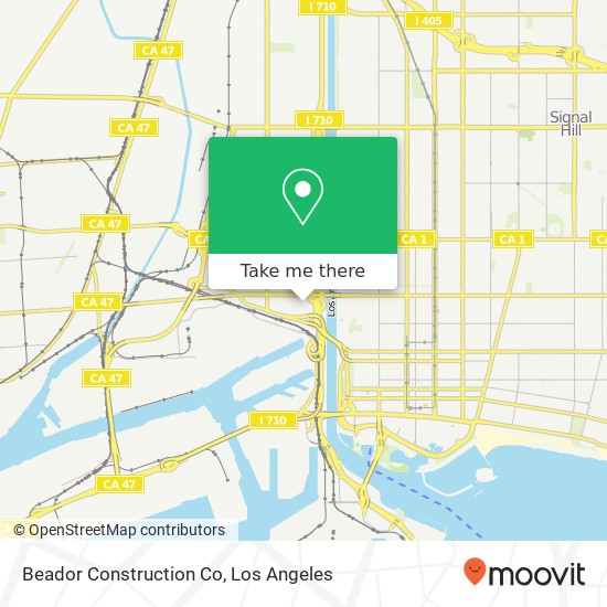 Beador Construction Co map