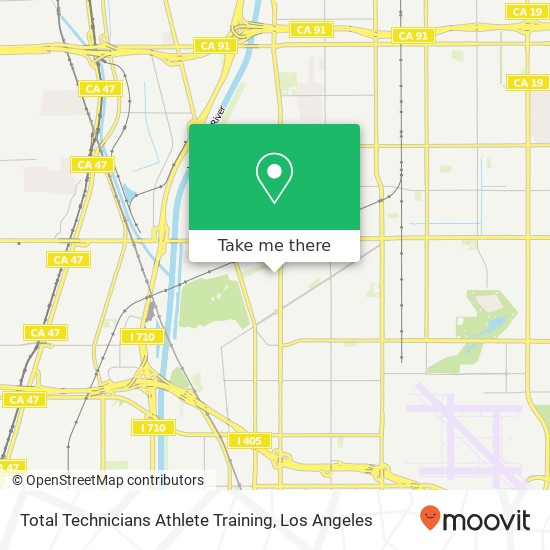 Total Technicians Athlete Training map