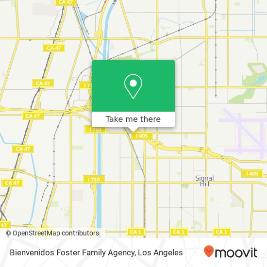 Bienvenidos Foster Family Agency map