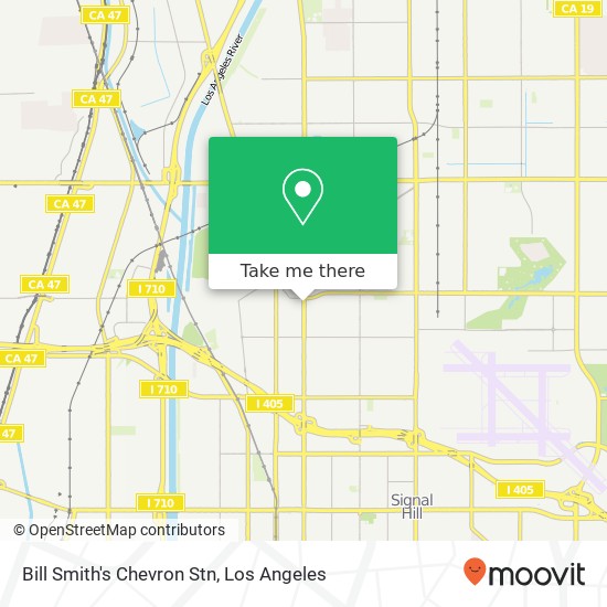 Bill Smith's Chevron Stn map