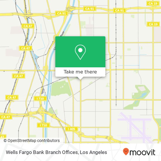 Wells Fargo Bank Branch Offices map