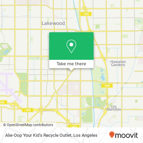 Alie-Oop Your Kid's Recycle Outlet map