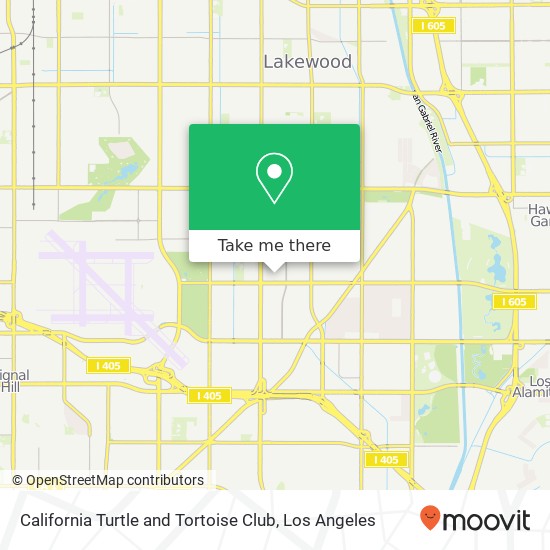 Mapa de California Turtle and Tortoise Club