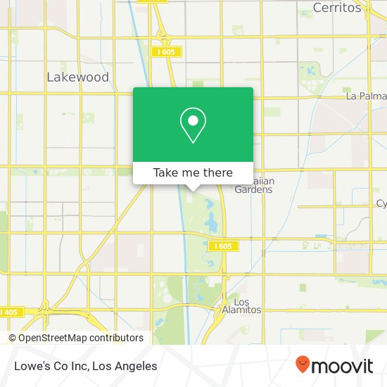 Lowe's Co Inc map
