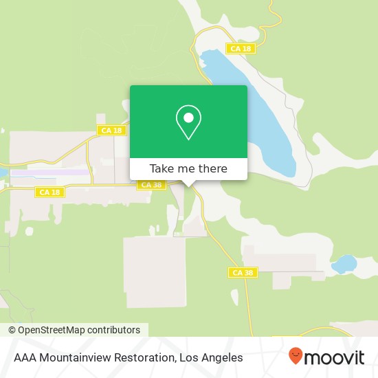 Mapa de AAA Mountainview Restoration