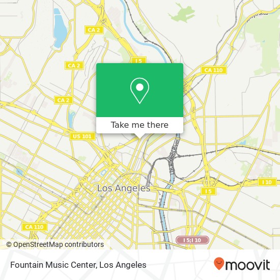 Mapa de Fountain Music Center