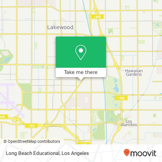 Long Beach Educational map