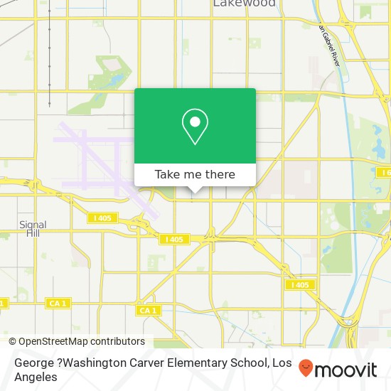 Mapa de George ?Washington Carver Elementary School