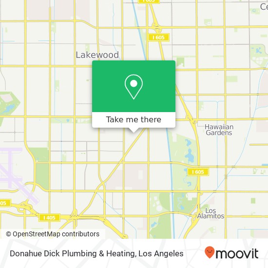 Mapa de Donahue Dick Plumbing & Heating