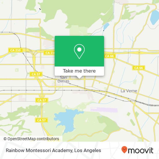 Mapa de Rainbow Montessori Academy