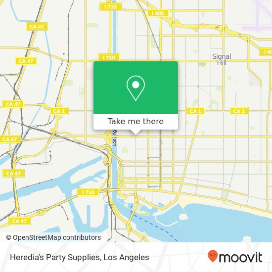 Heredia's Party Supplies map
