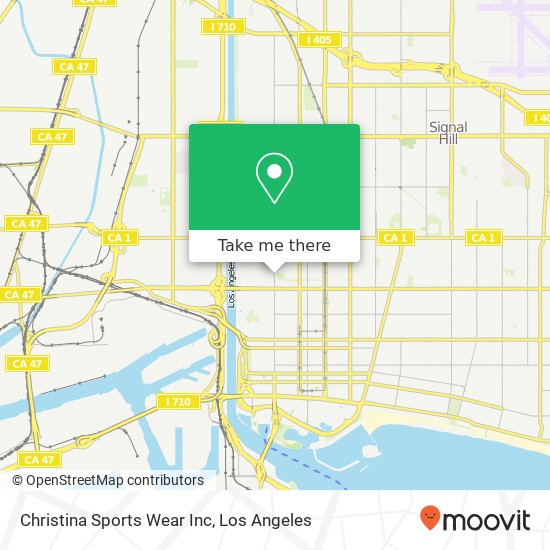 Christina Sports Wear Inc map