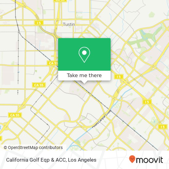 California Golf Eqp & ACC map