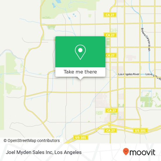 Joel Myden Sales Inc map