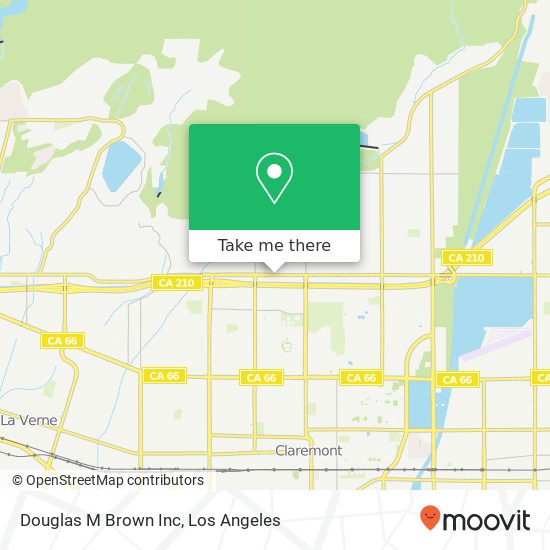 Douglas M Brown Inc map