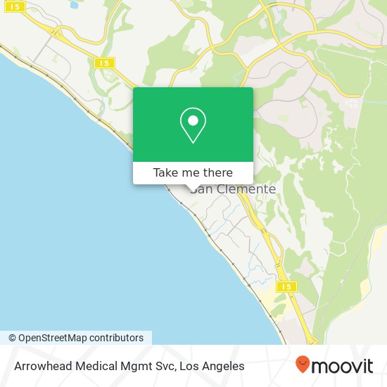 Arrowhead Medical Mgmt Svc map