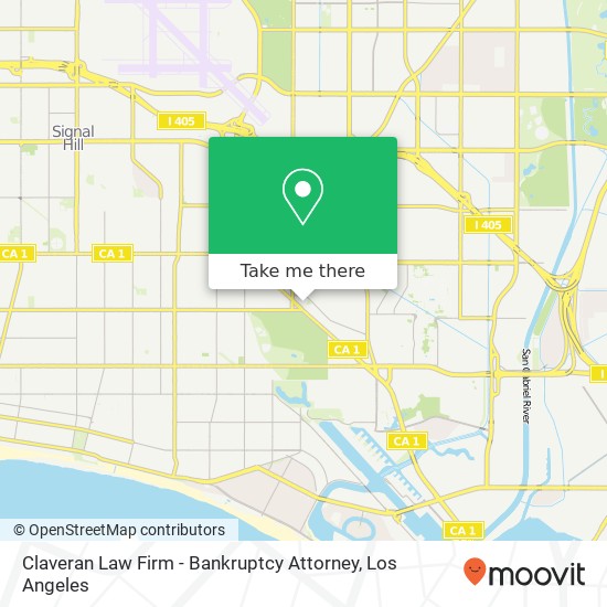 Mapa de Claveran Law Firm - Bankruptcy Attorney