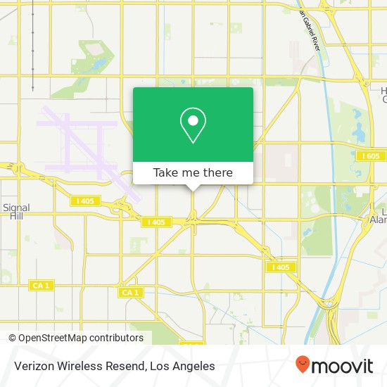 Mapa de Verizon Wireless Resend