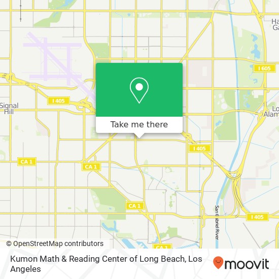 Kumon Math & Reading Center of Long Beach map