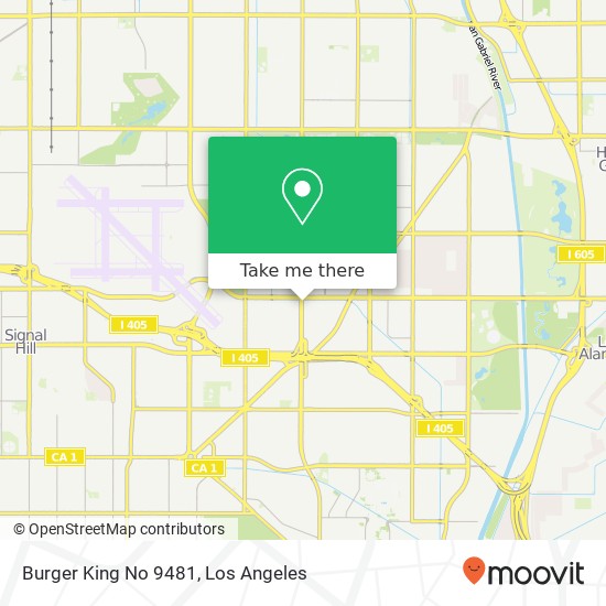 Burger King No 9481 map
