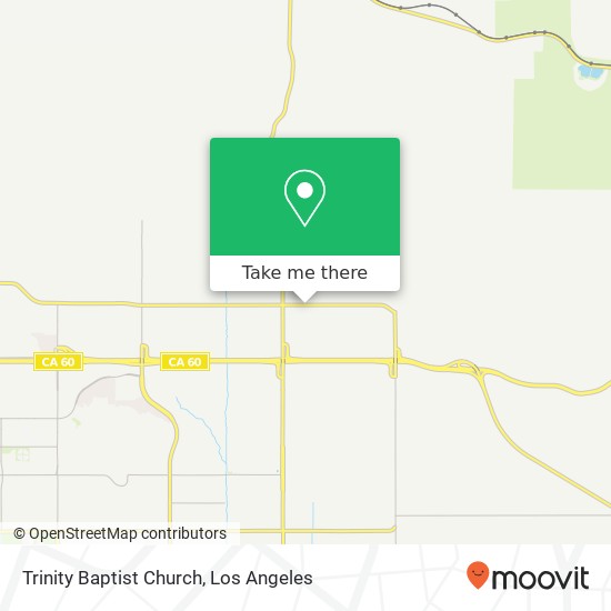 Trinity Baptist Church map