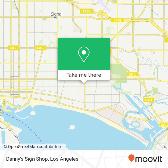 Danny's Sign Shop map