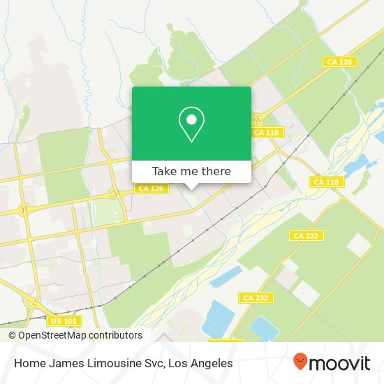 Mapa de Home James Limousine Svc