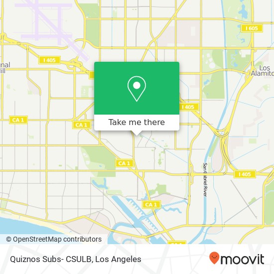 Quiznos Subs- CSULB map